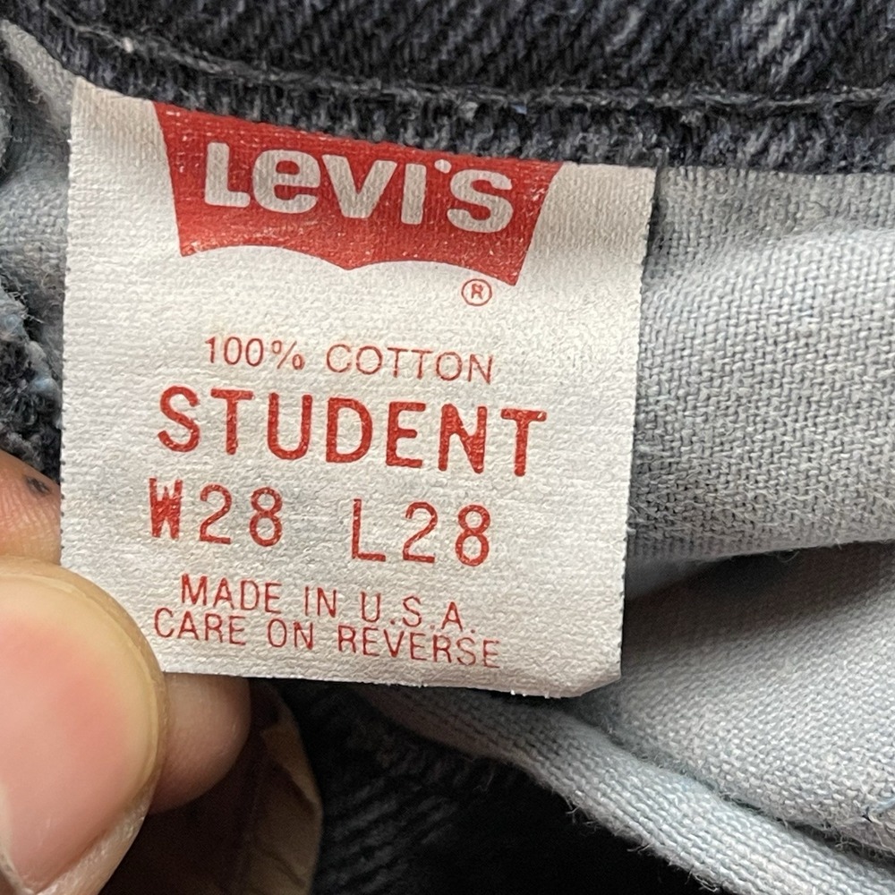 Vintage Levi's 512 Women's Jeans 25x25 USA Made‎ Medium Wash Distressed 90s - Picture 5 of 11